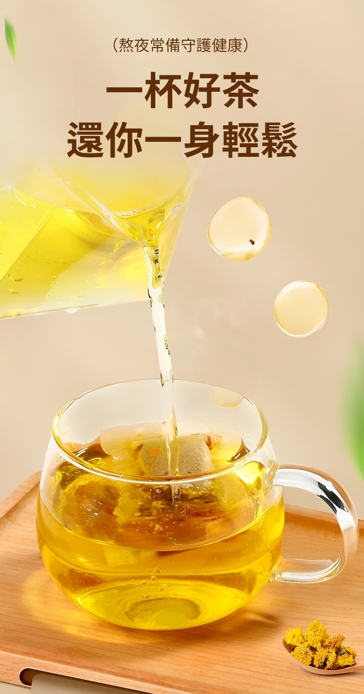 蒲公英菊花決明子茶