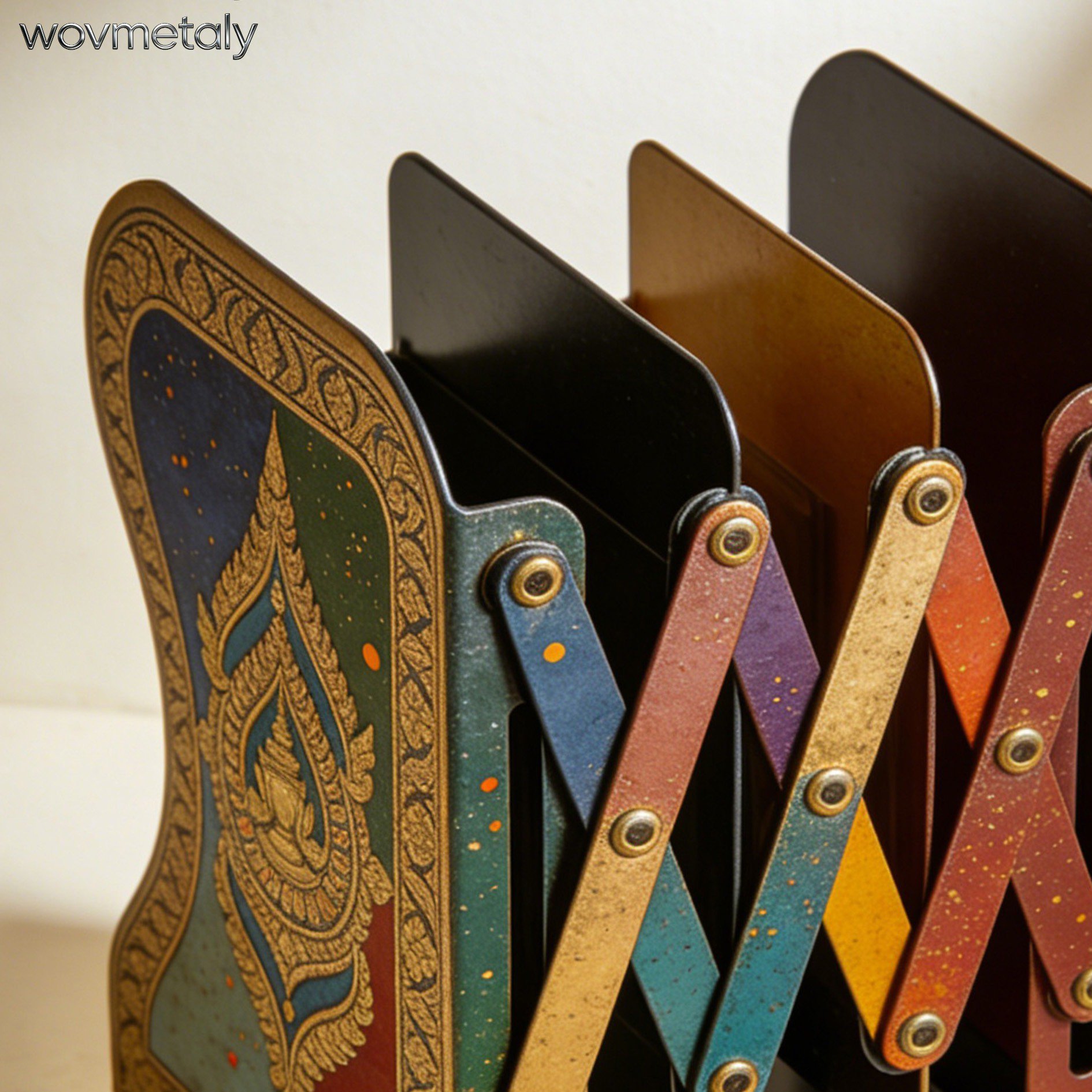 แพ็ค 2 ชิ้น ชั้นวางแฟ้มแบบยืดได้ แข็งแรงทนทาน