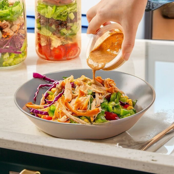 ขวดสลัดแก้ววัสดุคุณภาพสูงปลอดภัย