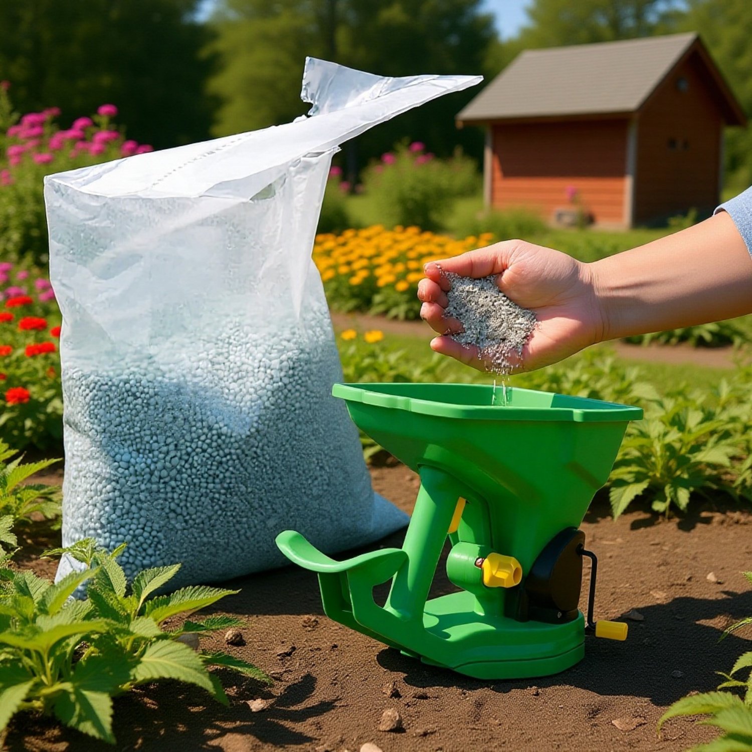 種子播種器　園芸用芝生・温室播種ツール