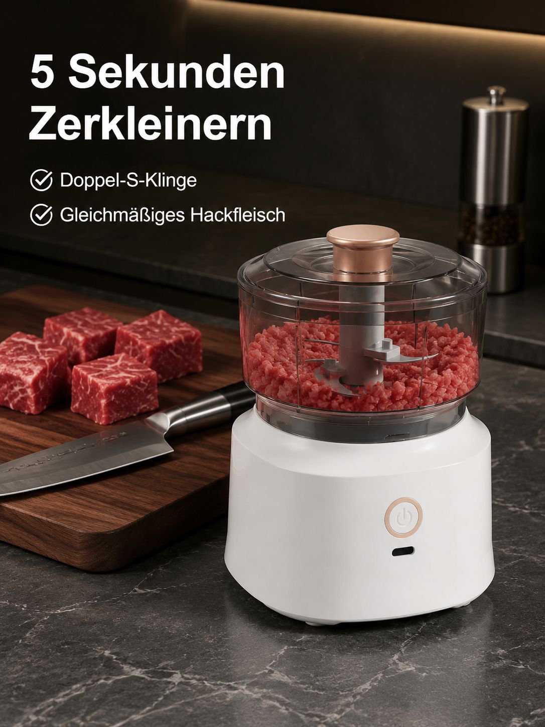 Multifunktionaler kabelloser elektrischer Küchenmixer