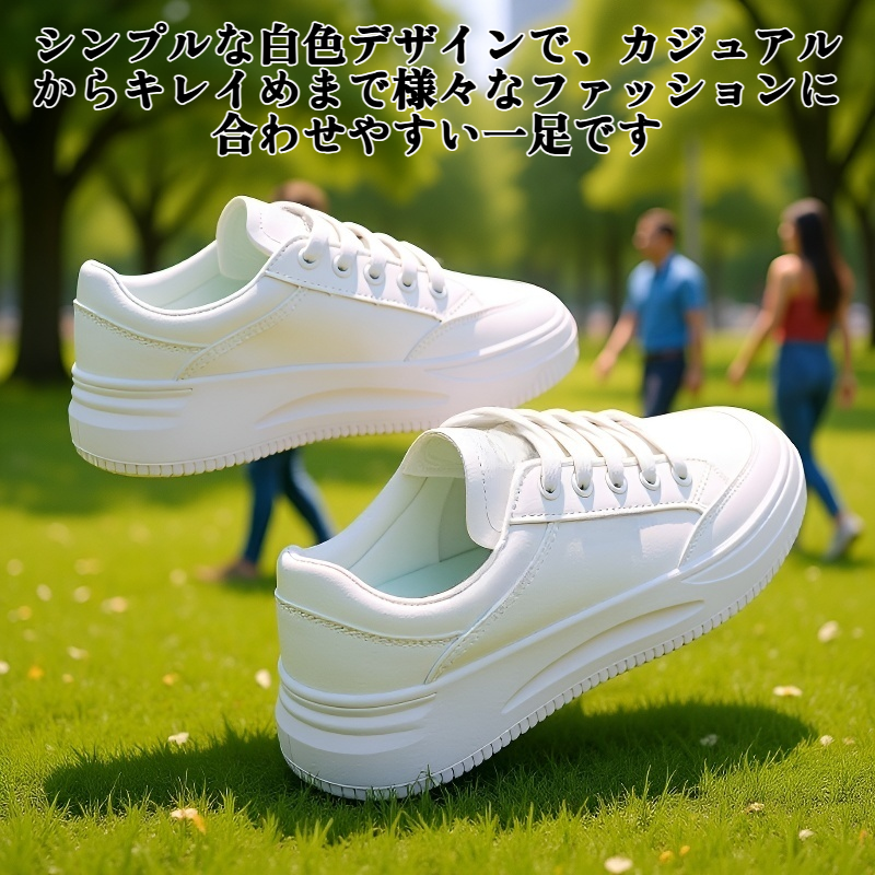 ソフトソールの身長アップスニーカーの厚底部分