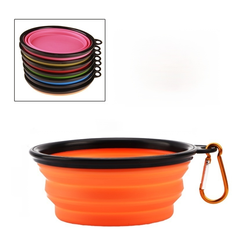 펫 접이식 실리콘 그릇