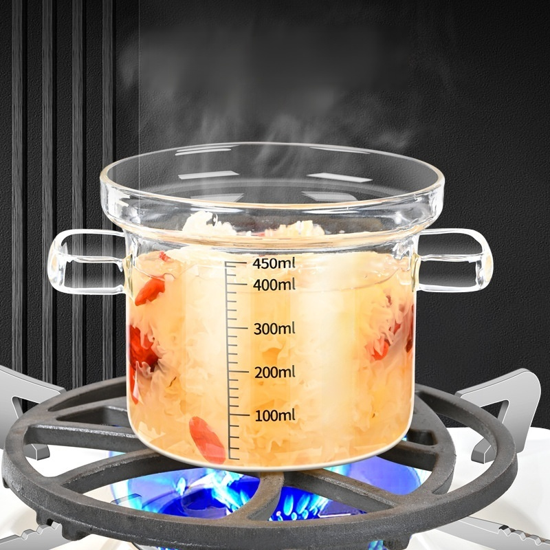 หม้อแก้วทนไฟขนาดเล็กสำหรับใช้ในบ้าน