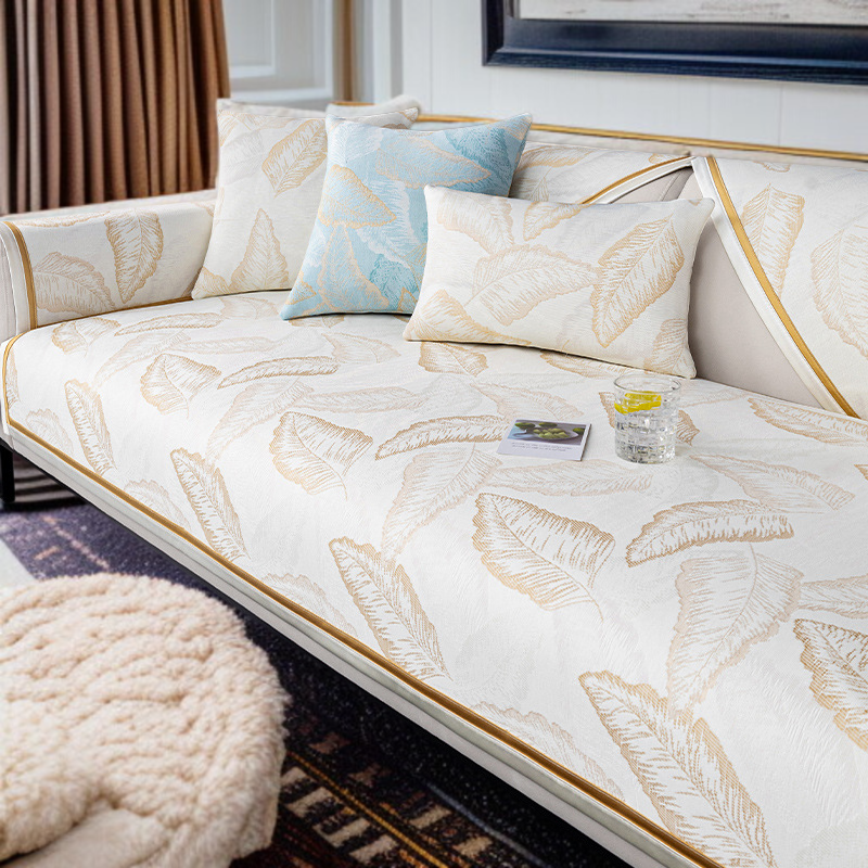 レザーソファークッションアイスシルクカバークロス 夏の滑り止め涼しい感じクッションクーラーカバーカバー