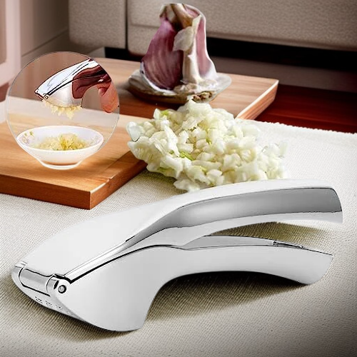  عصارة الثوم اليدوية عالية الجودة من الفولاذ المقاوم للصدأ