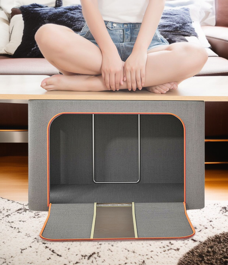 튼튼한 구조의 두꺼운 수납함 디테일