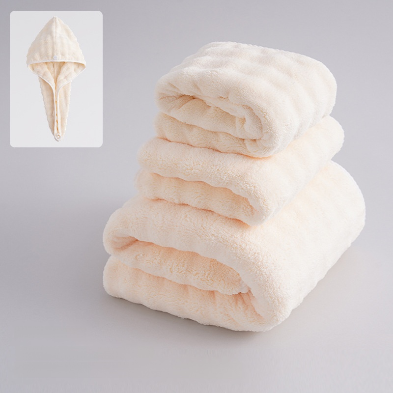 Thickened Bubble Fleece Absorbent Towel