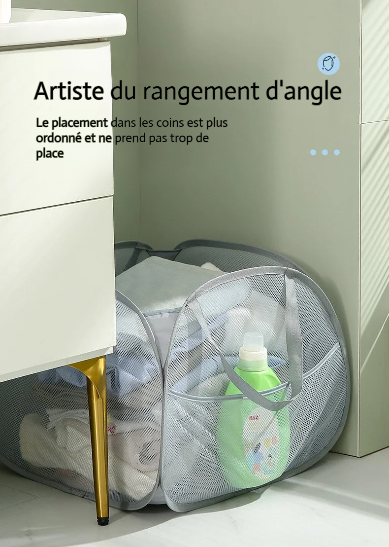 Cesta plegable fácil de guardar y usar en cualquier espacio