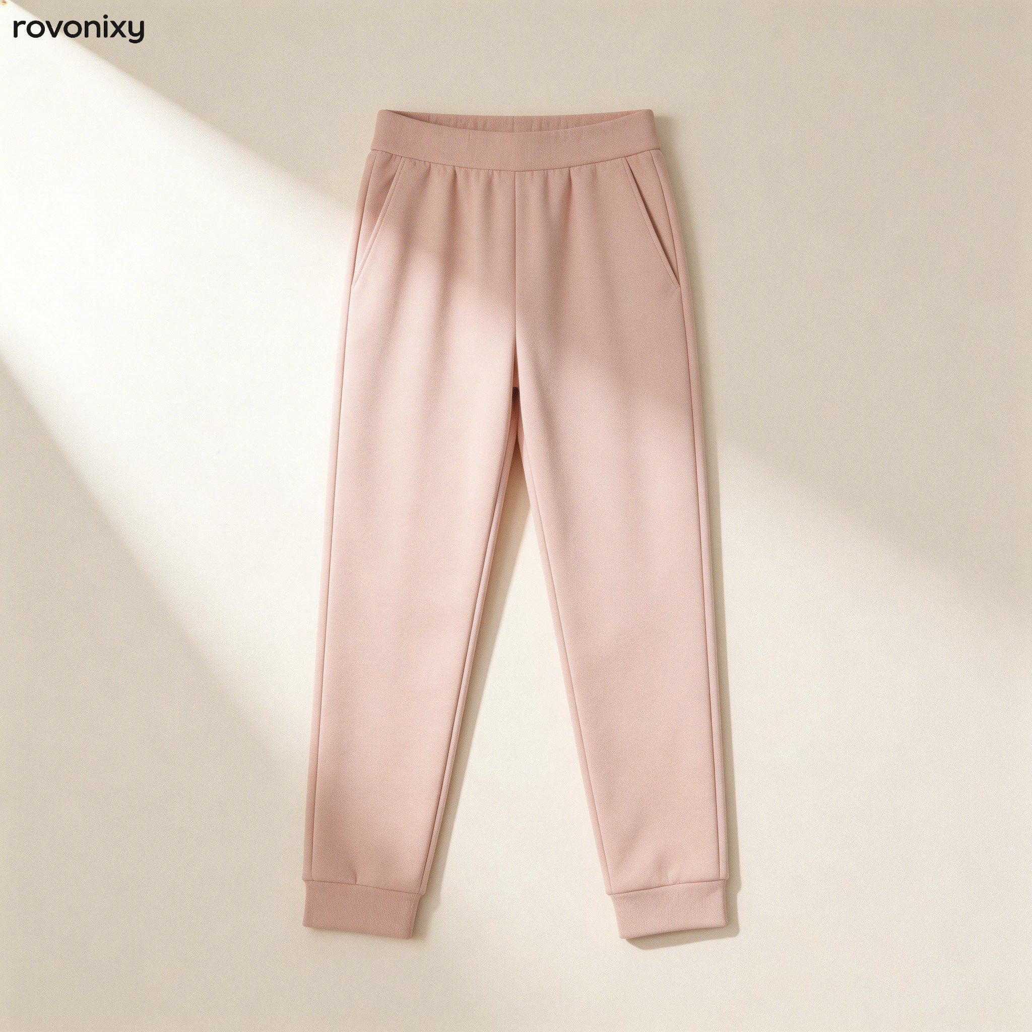 กางเกงวอร์มทรงหลวมแฟชั่นผู้หญิง