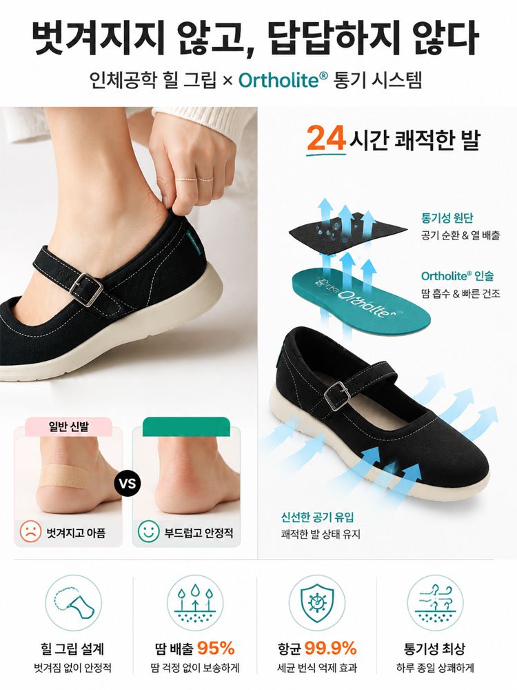 여성용 메리제인 스니커즈