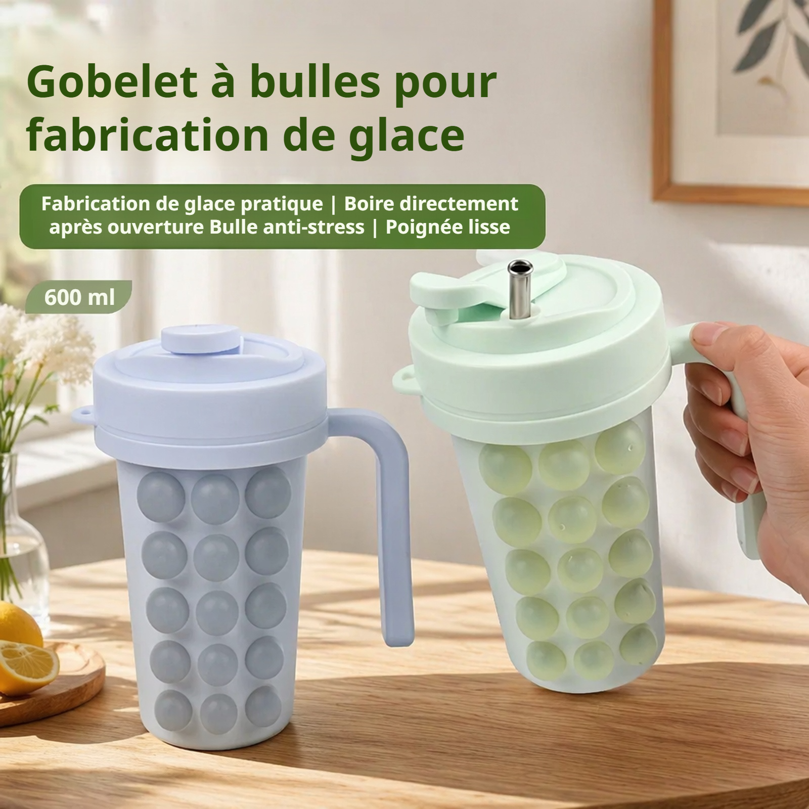 Carafe à glaçons en silicone alimentaire