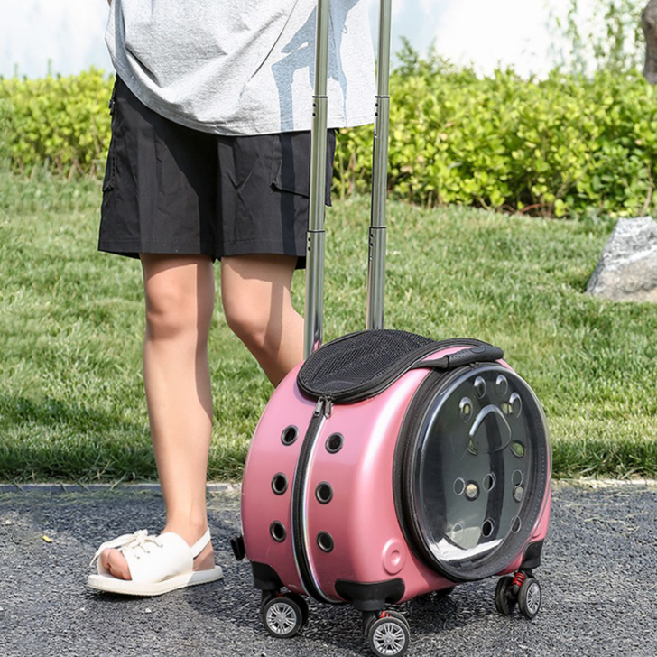 Portable Pet Trolley Case