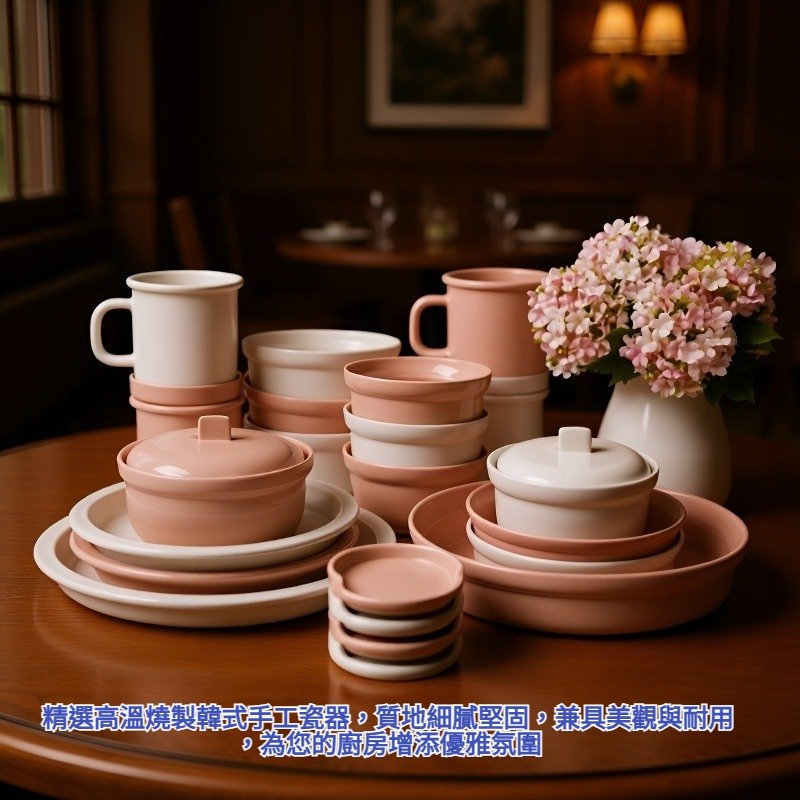 豪華韓式手工瓷器廚具組合