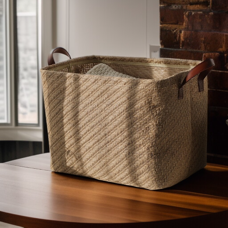 Multifunktionale Textil-Aufbewahrungsbox im modernen Design