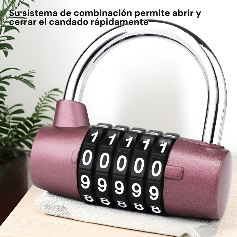 Candado de combinación metálico para casillero de estudiantes en dormitorio y gimnasio