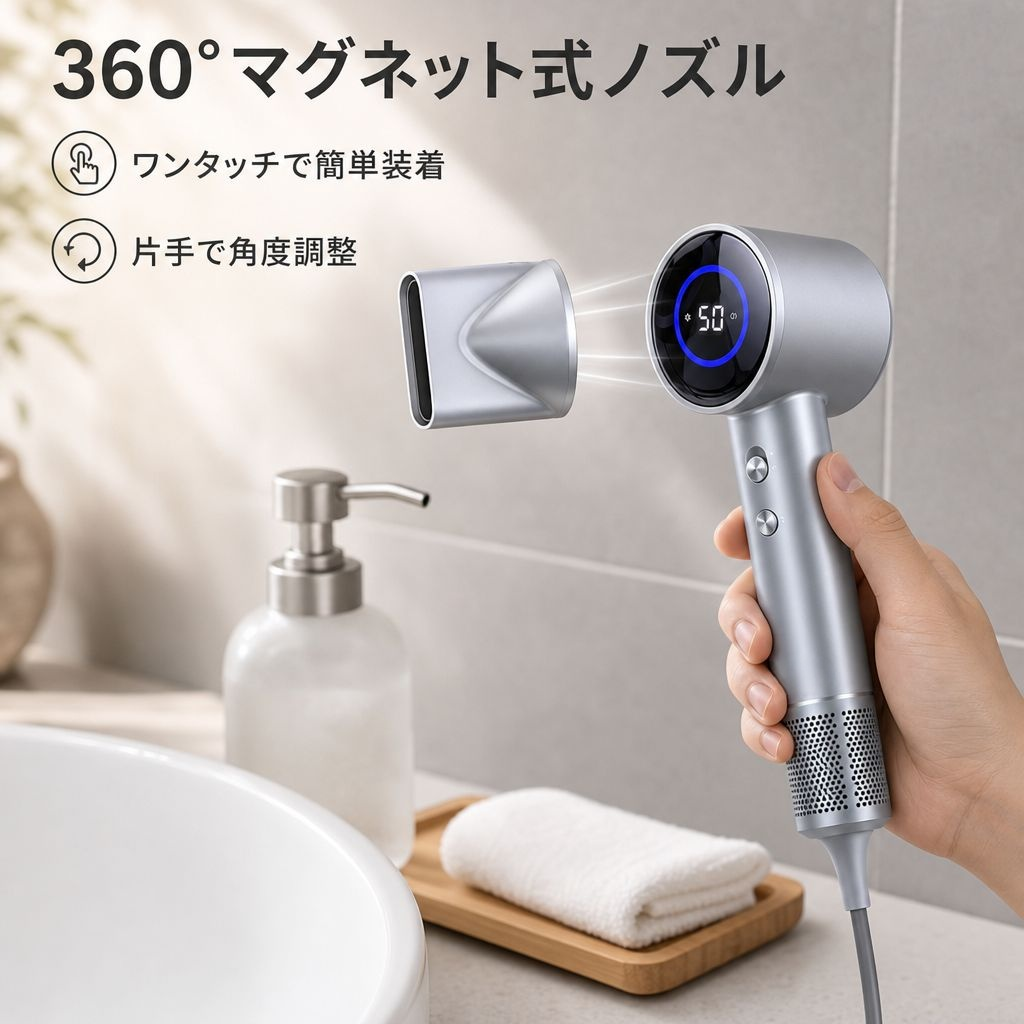家庭用マイナスイオンヘアケア高速ドライヤー