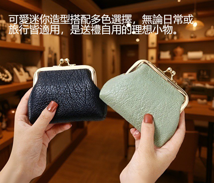 迷你零錢包精緻拉鍊細節