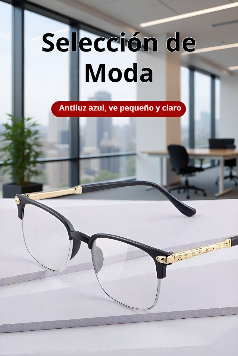 Gafas de lectura inteligentes con zoom ajustable