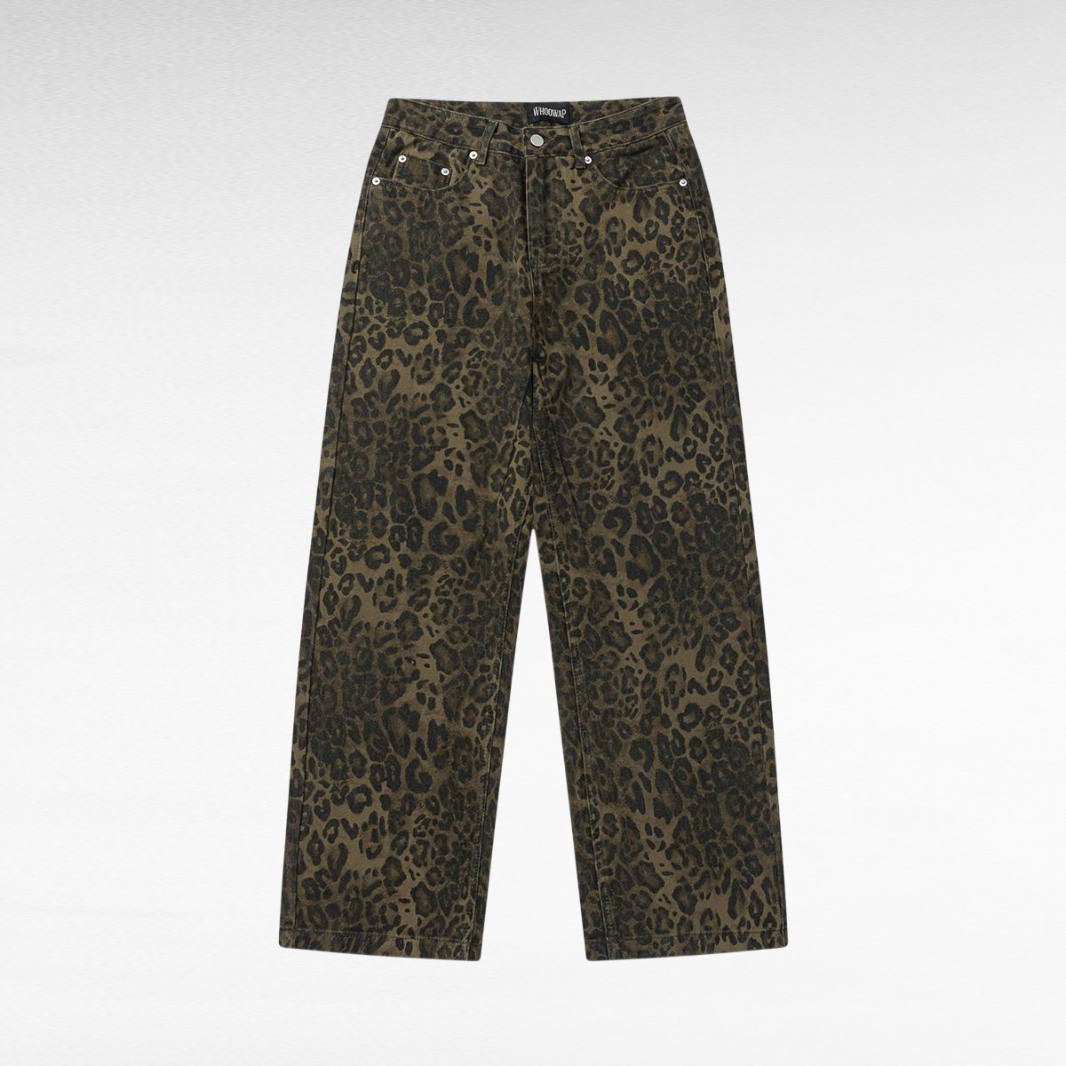 休閒牛仔直筒褲