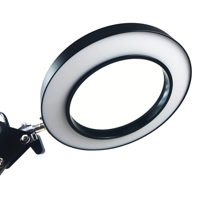 Multifunctional long-arm desk lamp