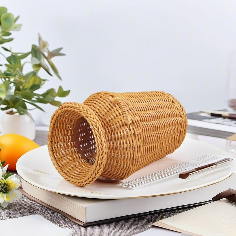 家庭用ラタン編み花瓶