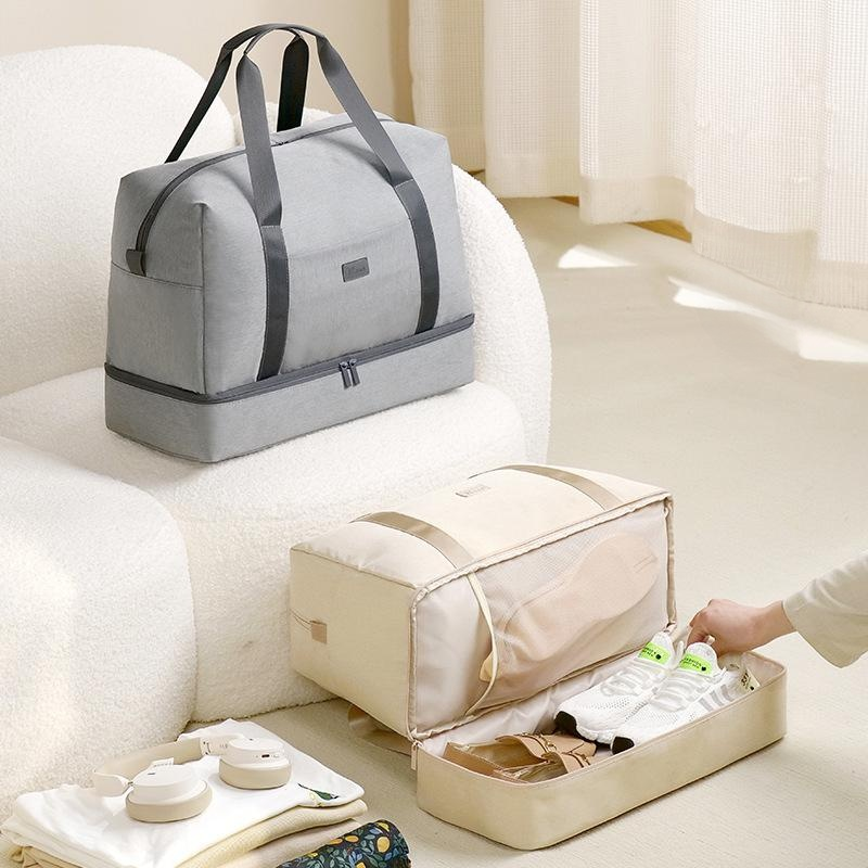 Bolsa de almacenamiento de viaje con separación seca y húmeda