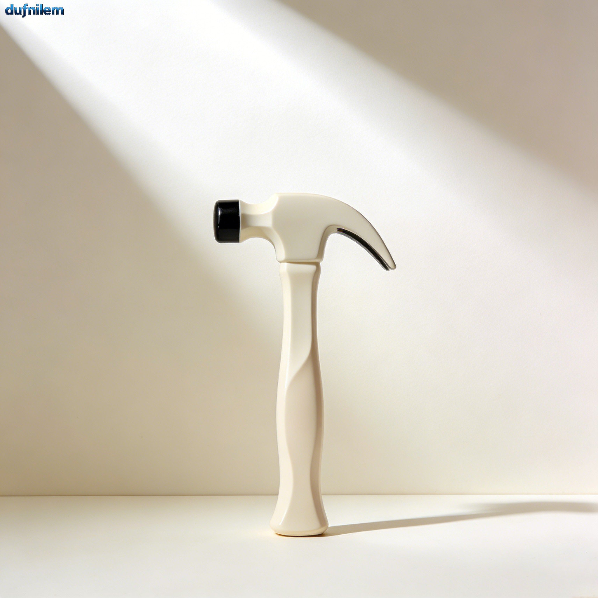 Close-up of claw hammer head for nail removal