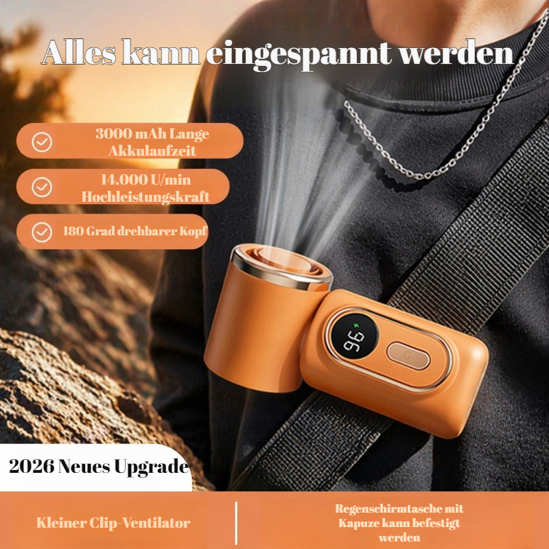 Leistungsstarker Outdoor Mini Tragbarer Hochgeschwindigkeits-Handventilator