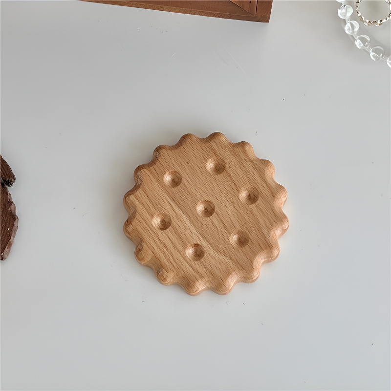 Creative Solid Wood Mug Coasters Anti-scalding Insulation Table Mat