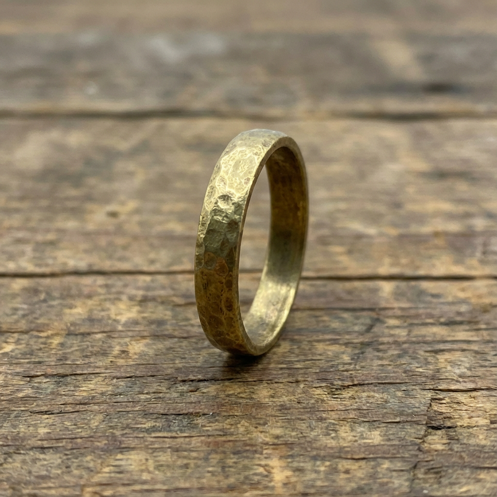 แหวนทองเหลืองสำหรับผู้ชายและผู้หญิง