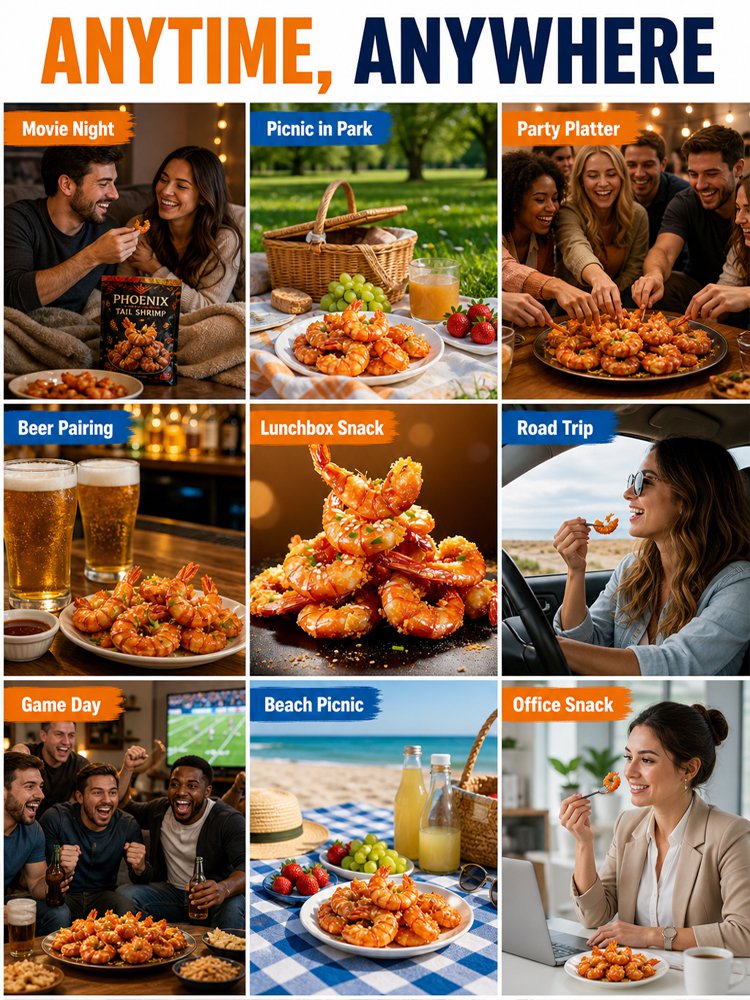 （Not a hint of fishiness ）fresh, savoury and irresistibly-Crispy Prawns