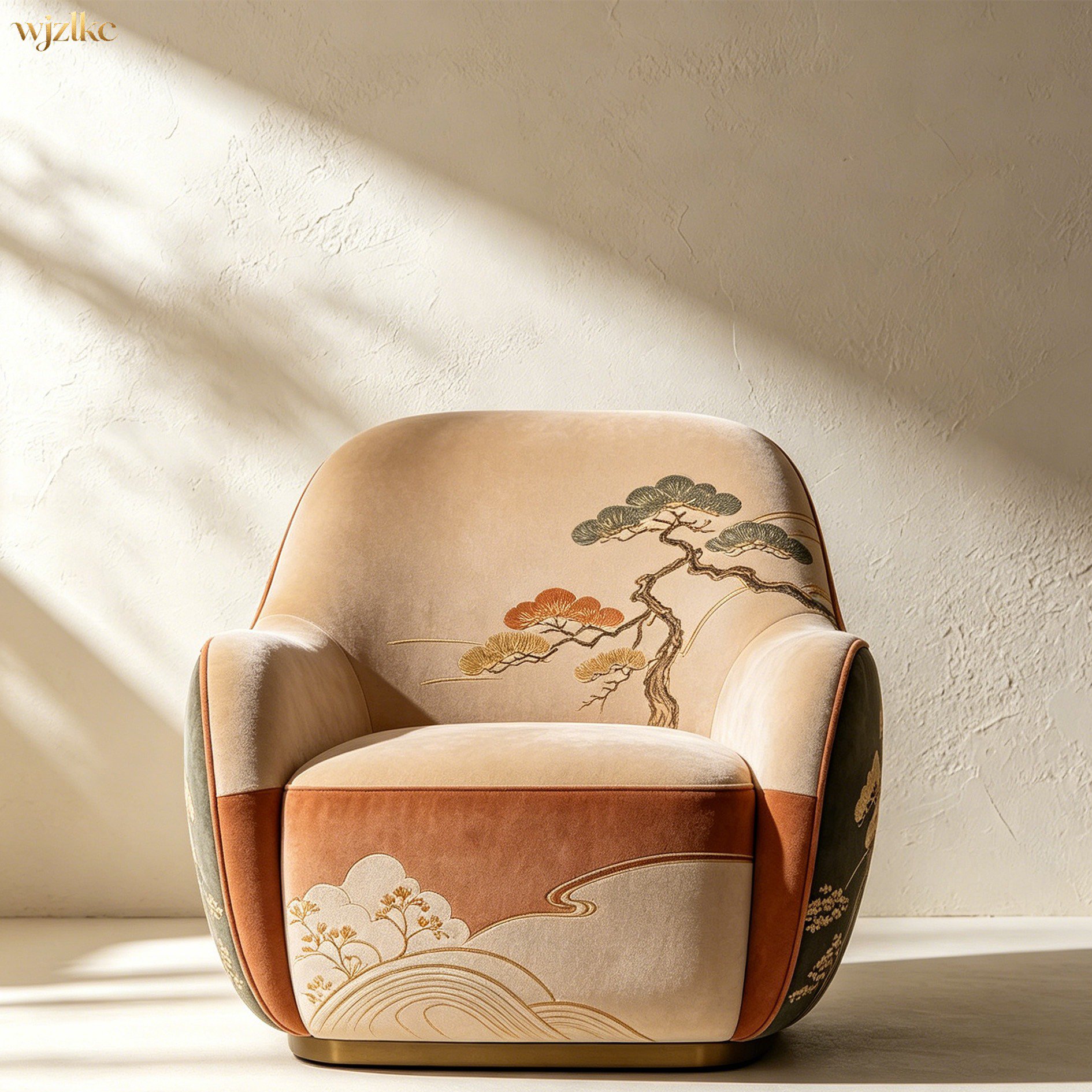 シンプルな一人掛けソファ