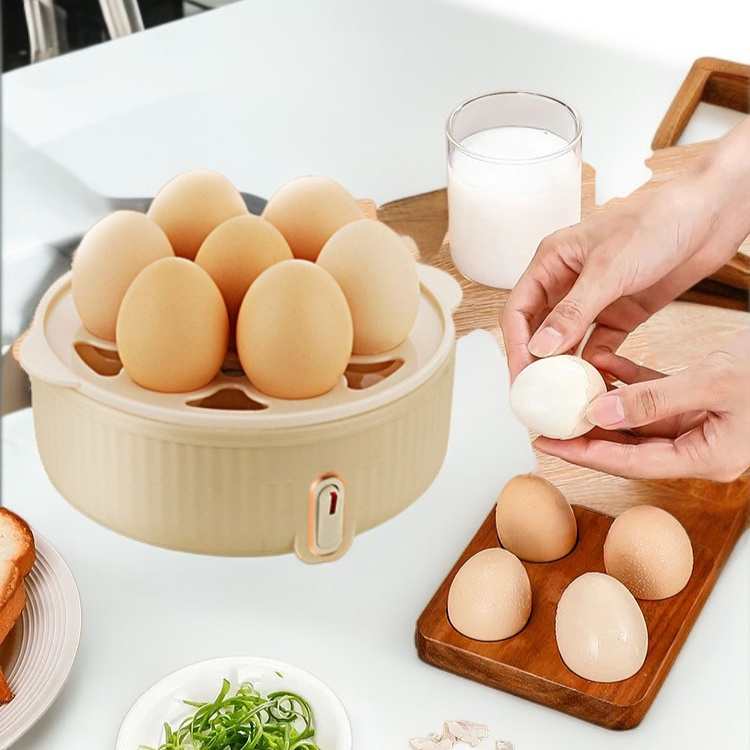 3段機能性朝食用卵蒸し