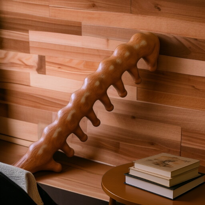 全身用マッサージコームの使い方説明画像