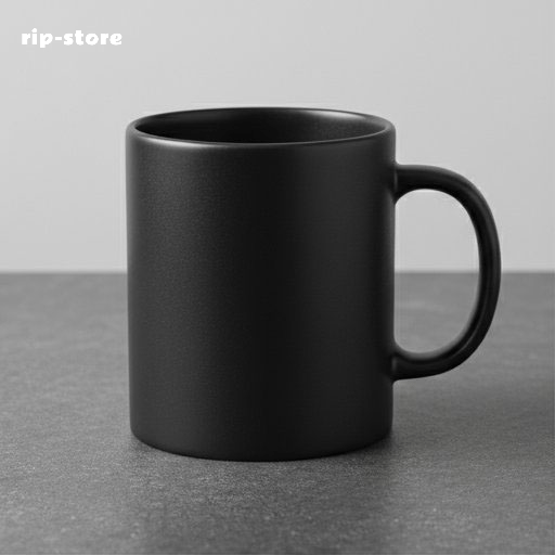 Japanese stoneware coffee cup retro kiln mug home use (2 pieces)