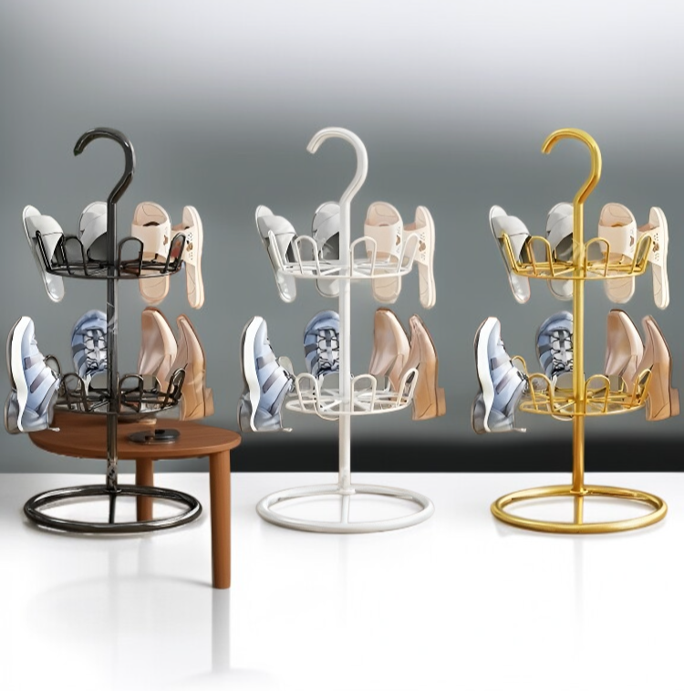 多功能落地涼鞋架容量展示