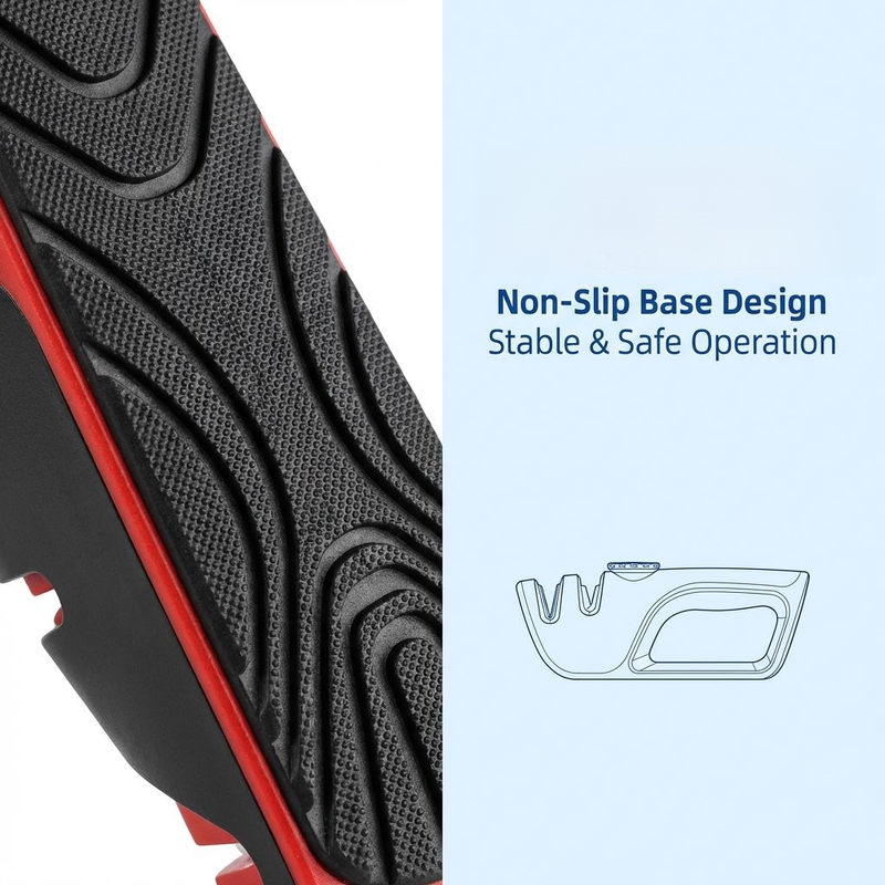 Four-Stage Multifunctional Household Knife Sharpener