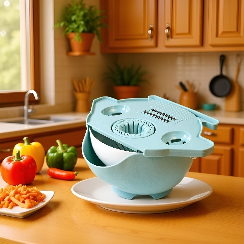 多機能キッチン排水バスケットと野菜カッター