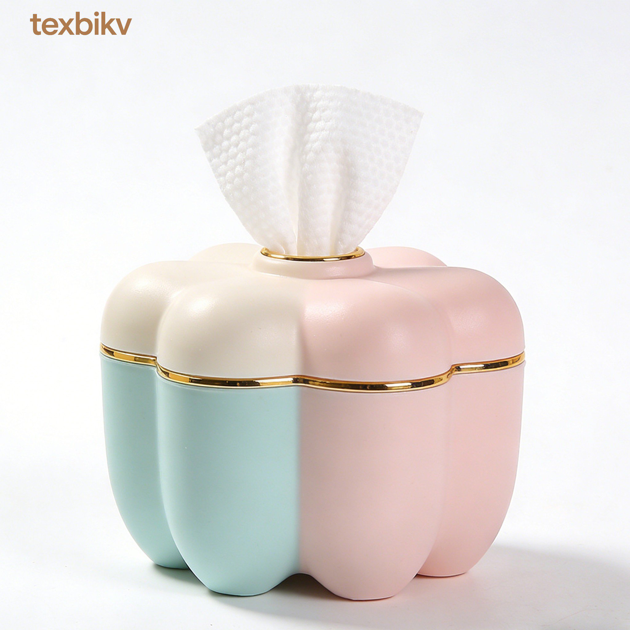 メイク落とし用パッド収納ボックス（6個セット）