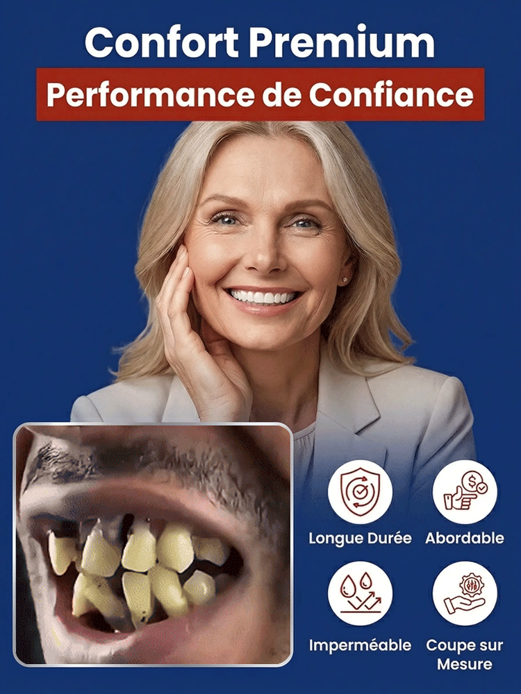 Prothèse dentaire complète haut de gamme sur mesure
