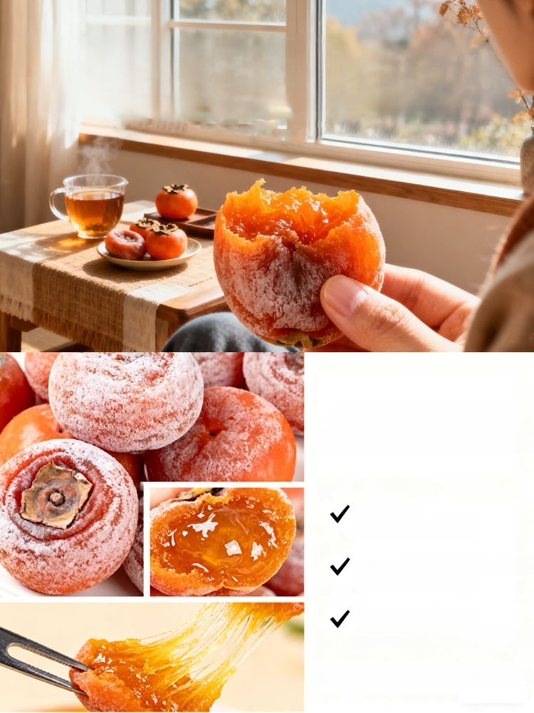 【奈良県の果樹園より直送】ふわっと甘いとろける柿ドライ、楽天で驚異の総合評価★4.7！