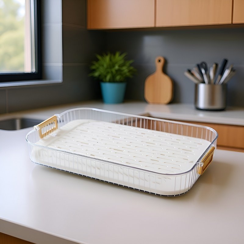 가정용으로 새롭게 출시된 이중 구조 물 빠짐 트레이