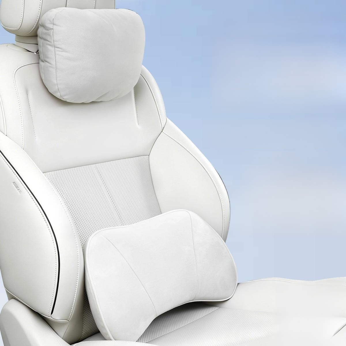 Universal Suede Car Headrest