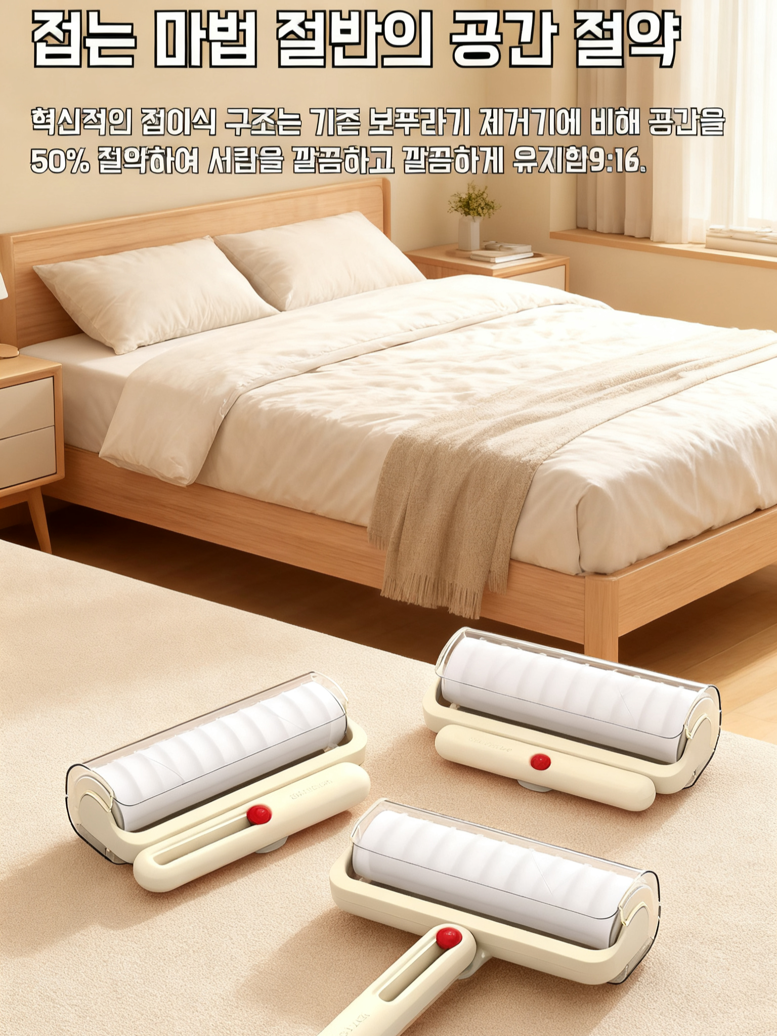 可折叠滚筒粘毛器