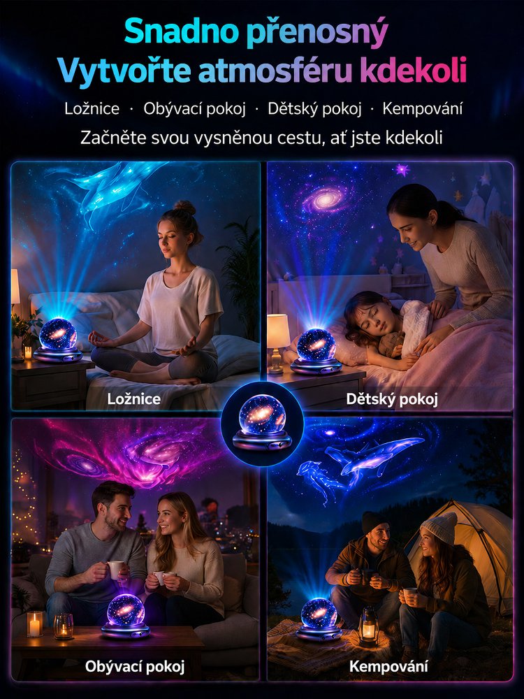  Za vteřinu přemění místnost na podmořský svět. Prodáno více než 100 tisíc kusů.