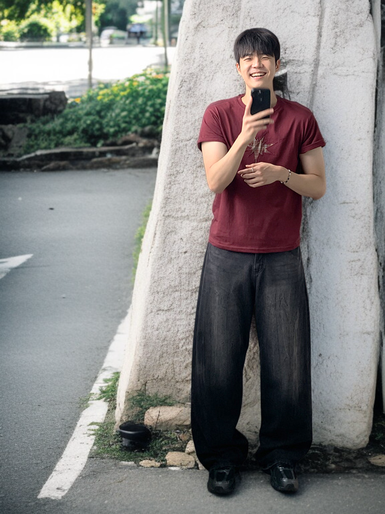 아메리칸 빈티지 와이드 데님 팬츠