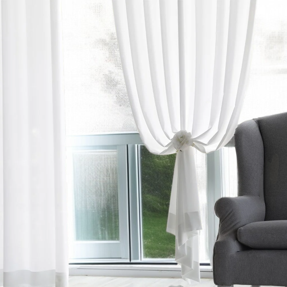 가정용 방충망 호텔 펜션의 비침방지 커튼 민박의 창호 베일을 비치지 않다