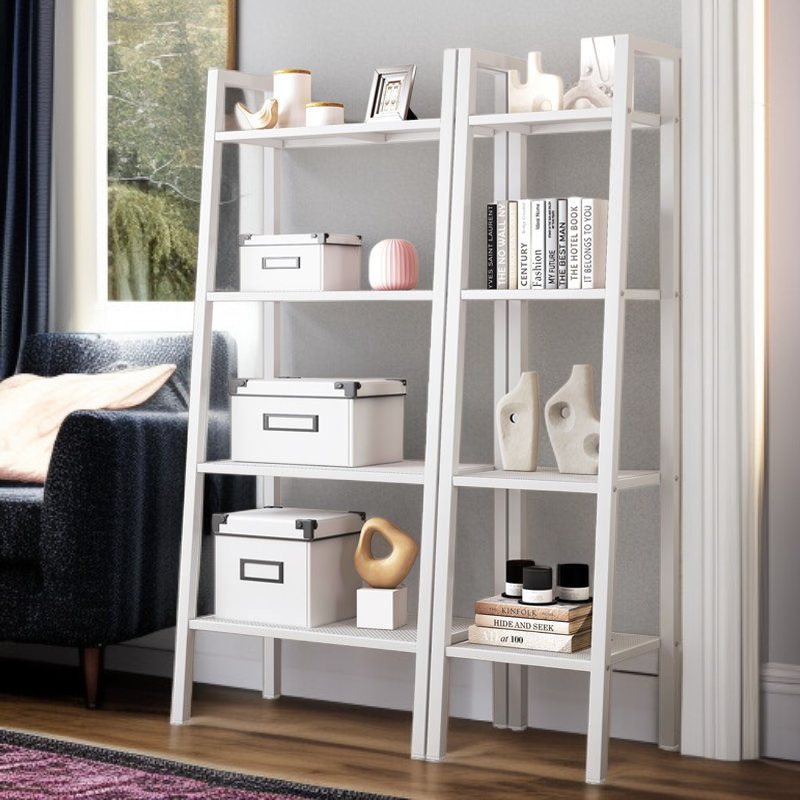 多層キッチン収納ラック 錬鉄製 ホワイト