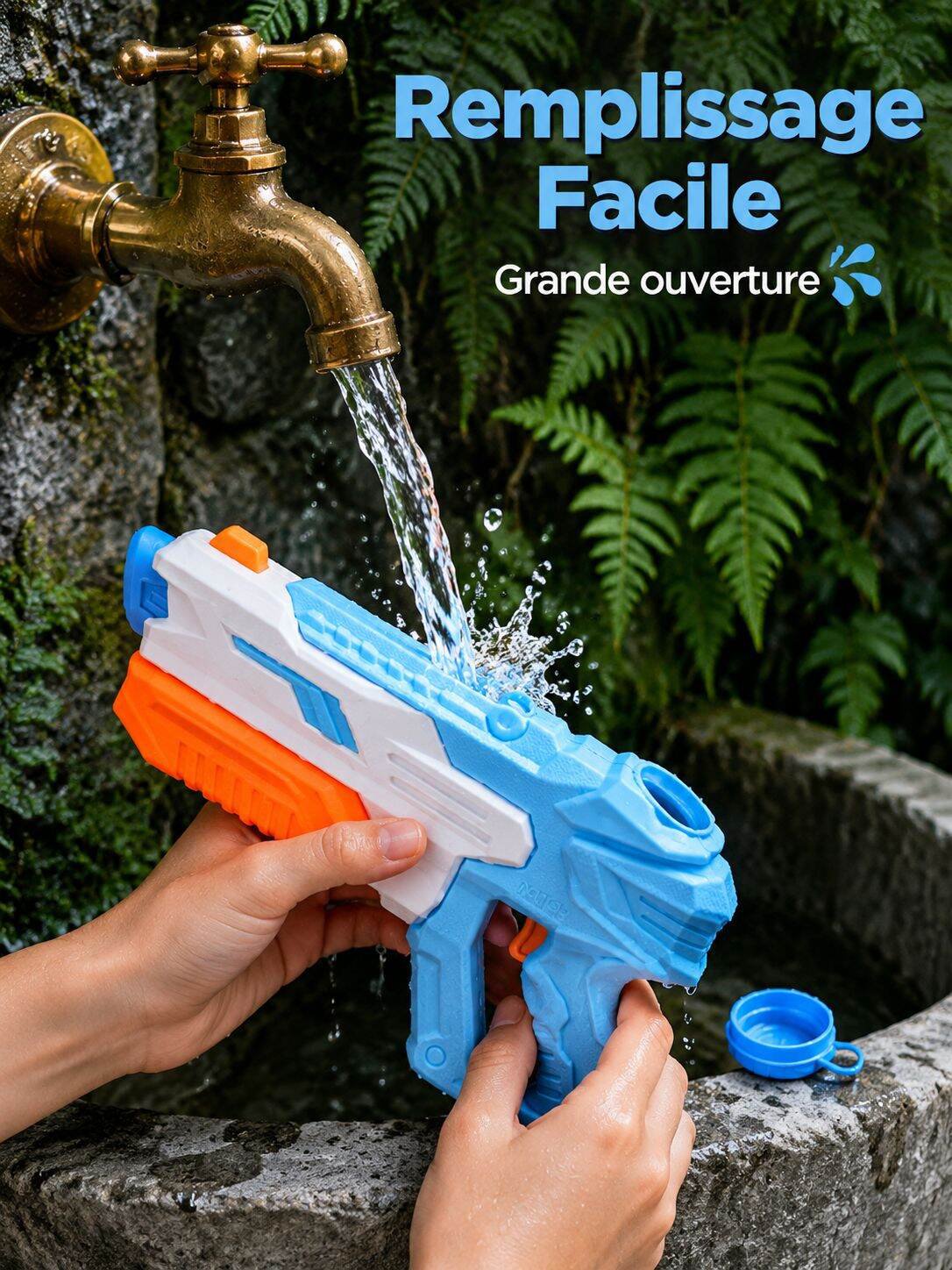 Pistolet à eau pour enfants à pression d'eau